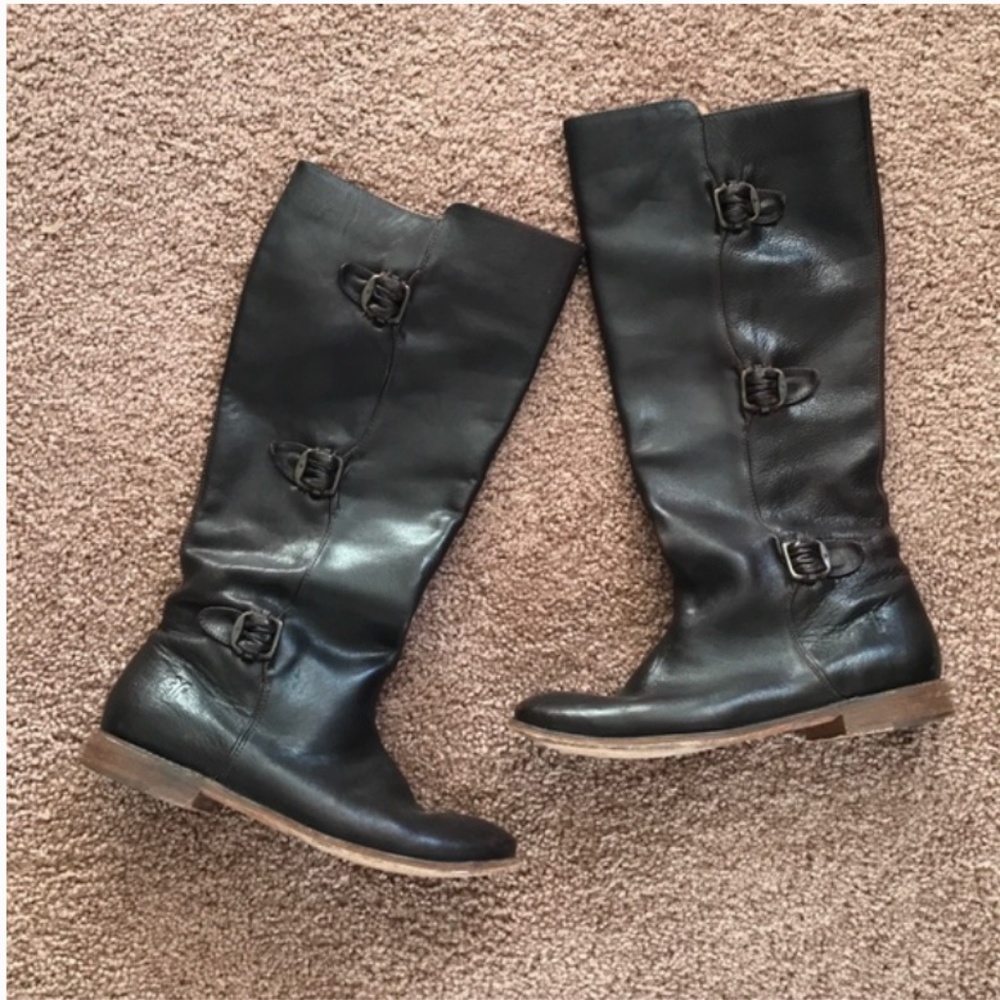 Frye leather boots size 8 excellent condition